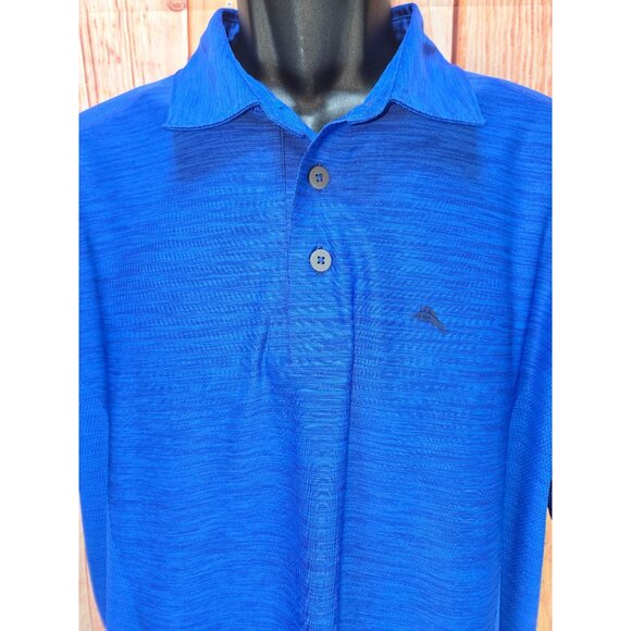 Tommy Bahama IslandZone Mens Blue Polo Large - Picture 3 of 7